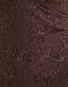 Maille pailletée marron foncé