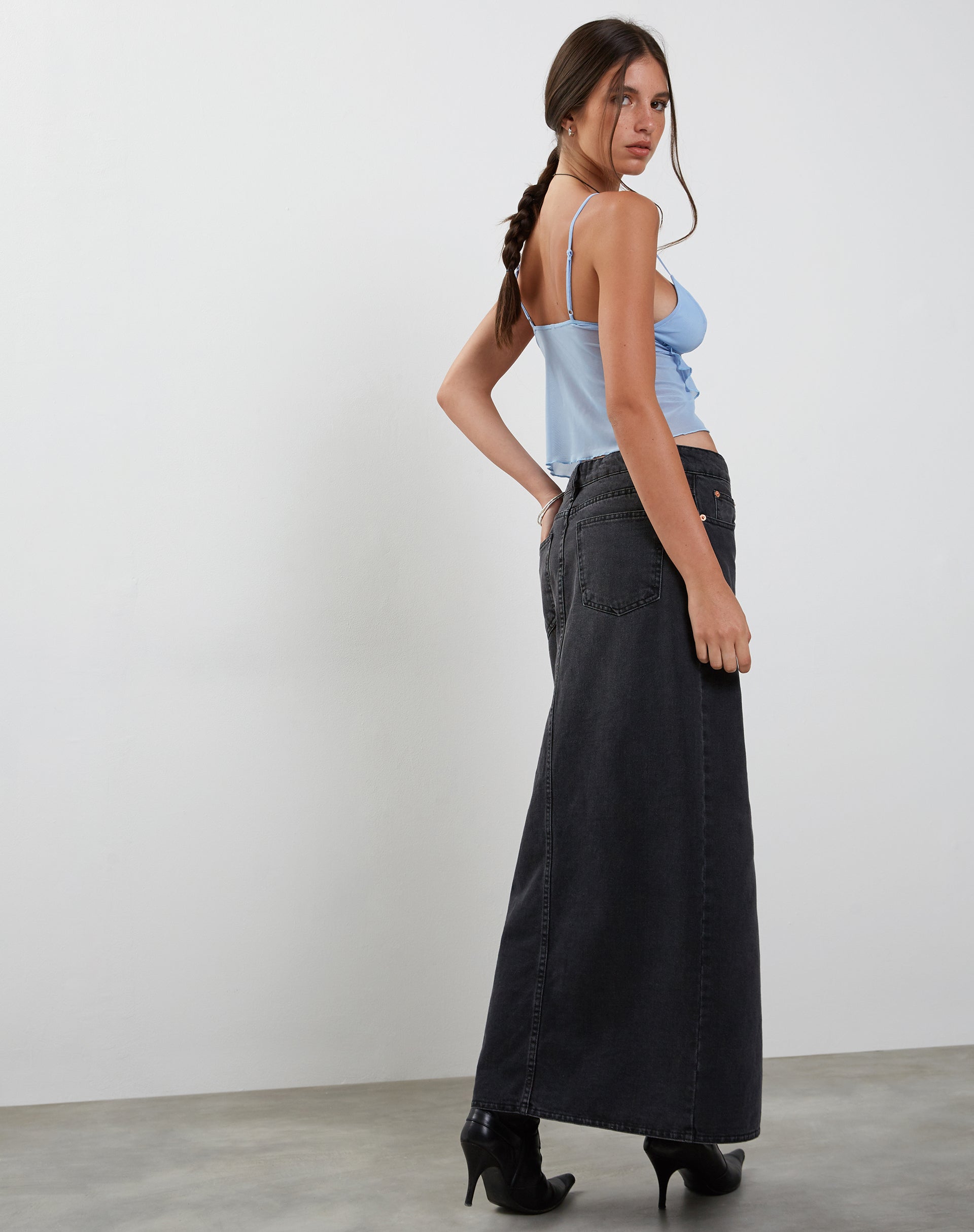 Image de Cojira Mesh Butterfly Top in Baby Blue