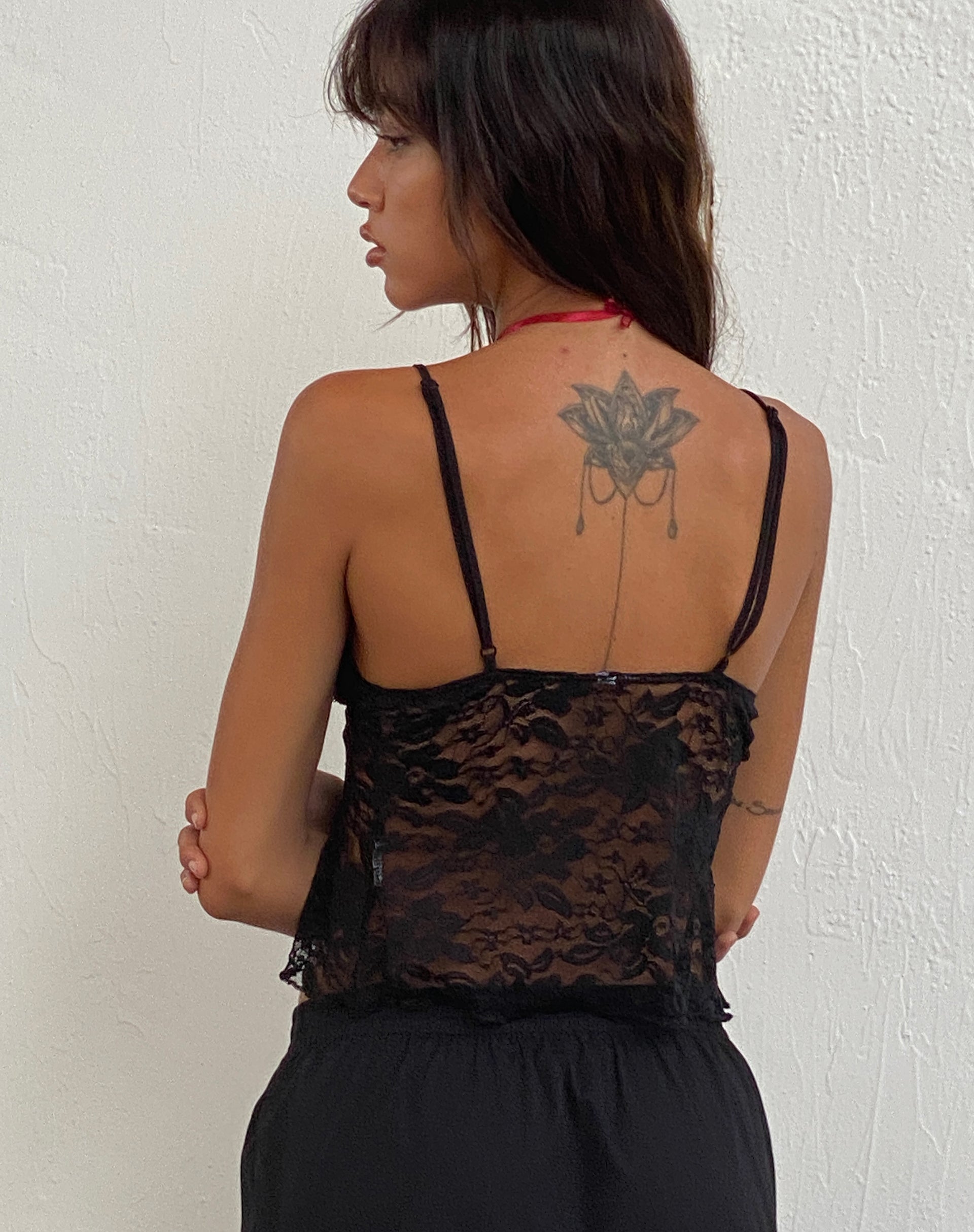 Image de Cojira Lace Butterfly Top in Black