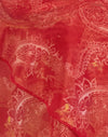 Tonal Paisley Rouge
