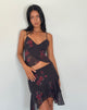 Image de Cojira Mesh Butterfly Top in Vintage Roses Black