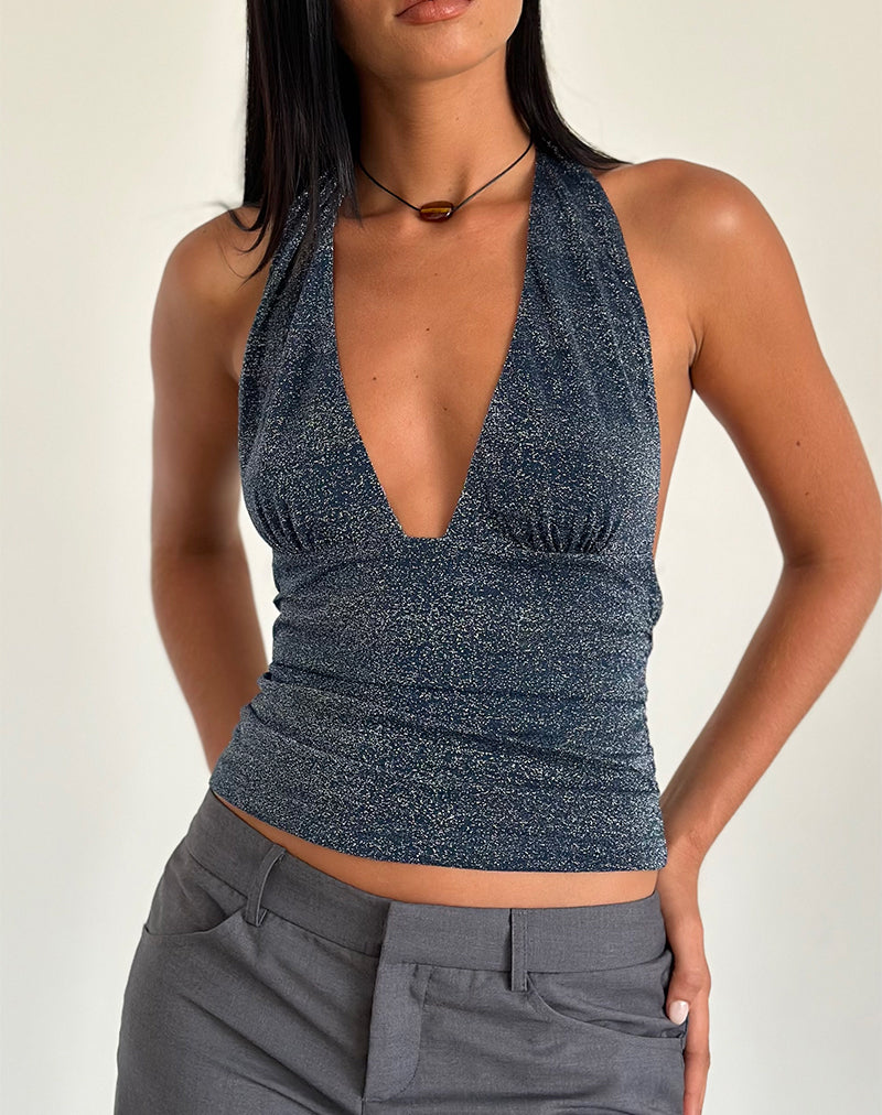 Image de Cosimo Halter Top in Midnight Shimmer