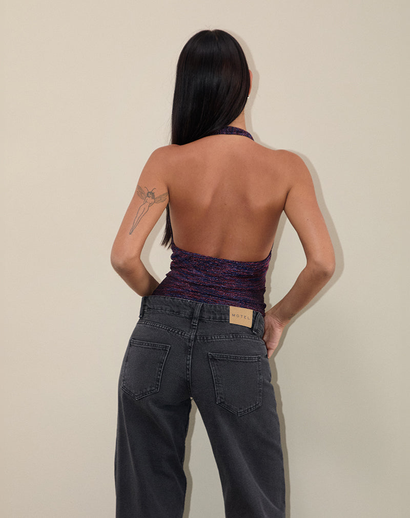 Image de Cosimo Halter Neck Top in Multicolour