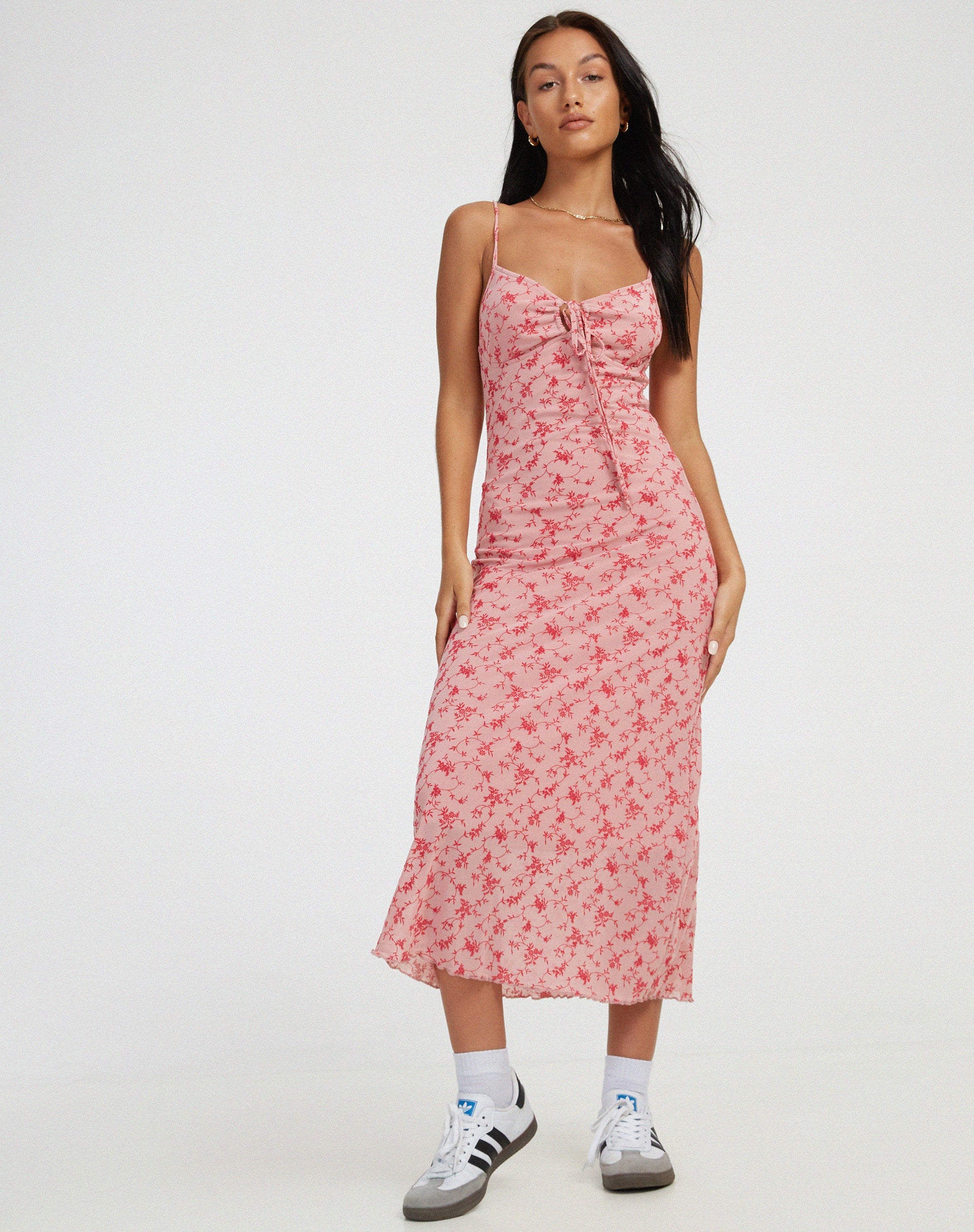 Image de Coya Maxi Dress in Love Bloom Pink Flock