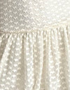  Dentelle coeur ivoire