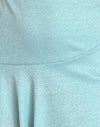 côte chatoyante bleu clair