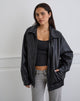 Image de la veste Cavita en PU noir
