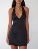 Image de Coda Slip Dress in Satin Black
