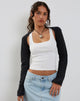 image de Dalika Knitted Shrug Top in Black