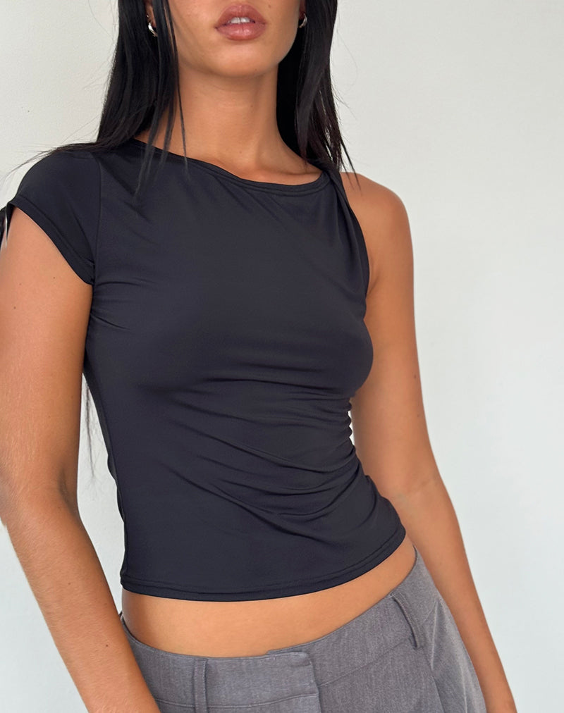 Image de Dannas Top asymétrique en noir