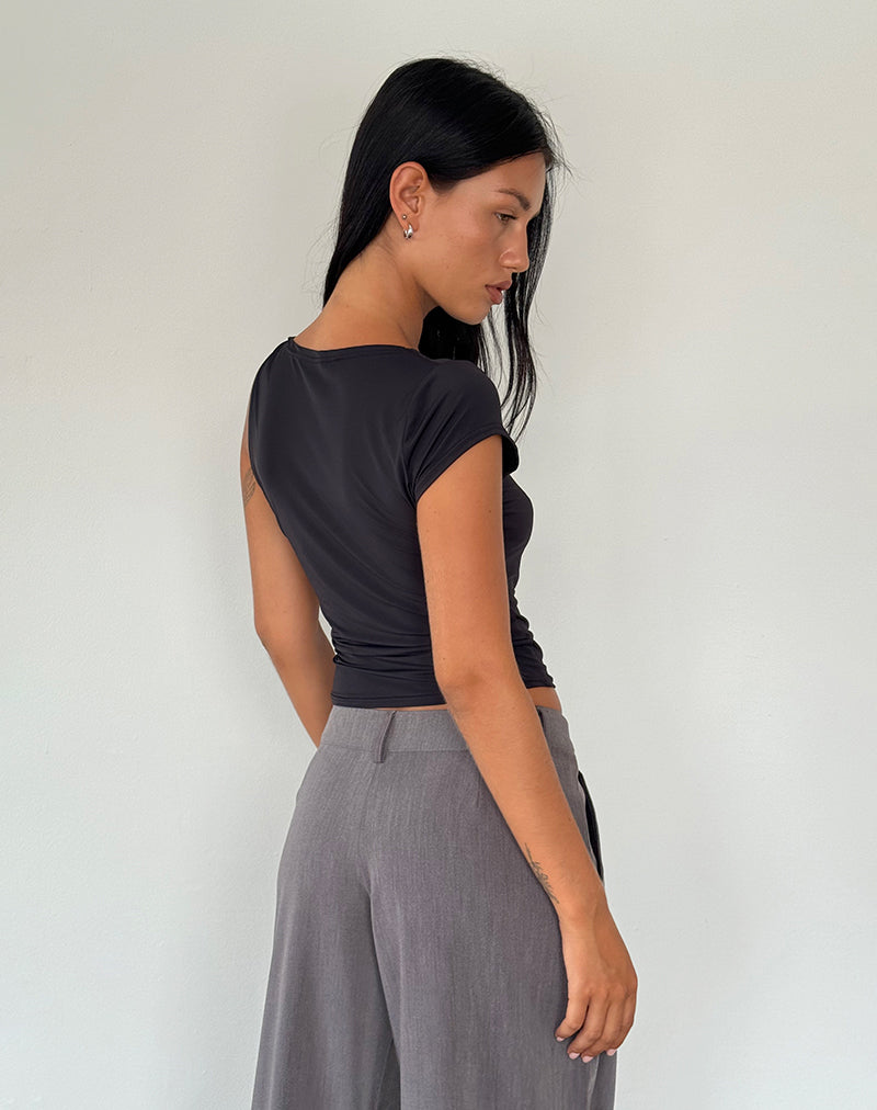 Image de Dannas Top asymétrique en noir
