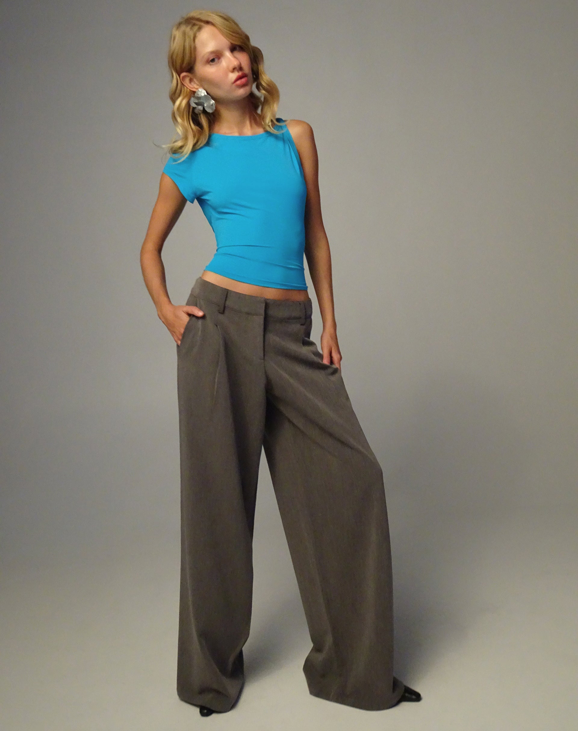 Image de Dannas Asymmetric Top in Aqua Blue