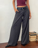 Image de Sagawa Tailored Trouser in Dark Grey Pinstripe