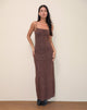 Image de Darsih Maxi Dress in Rar Leopard Flock Chocolate
