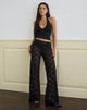 Image de Dasom Pantalon en dentelle florale Noir