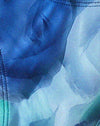 Floral abstrait bleu