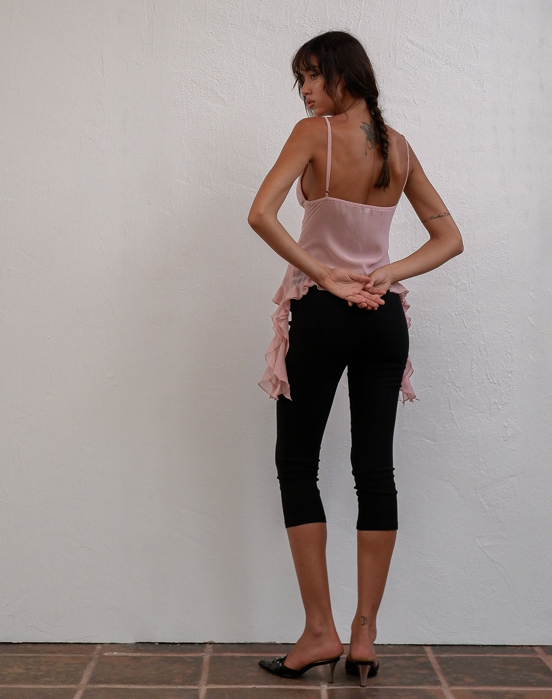 Image de Daytona Ruffle Top in Chiffon Pink
