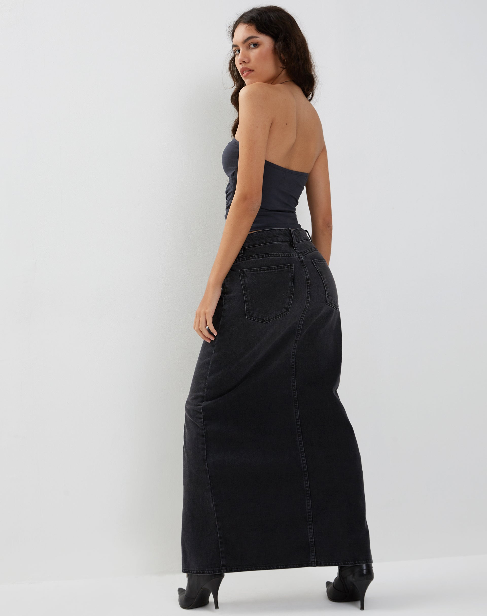 Image de Dayu Bandeau Crop Top in Ocean Storm