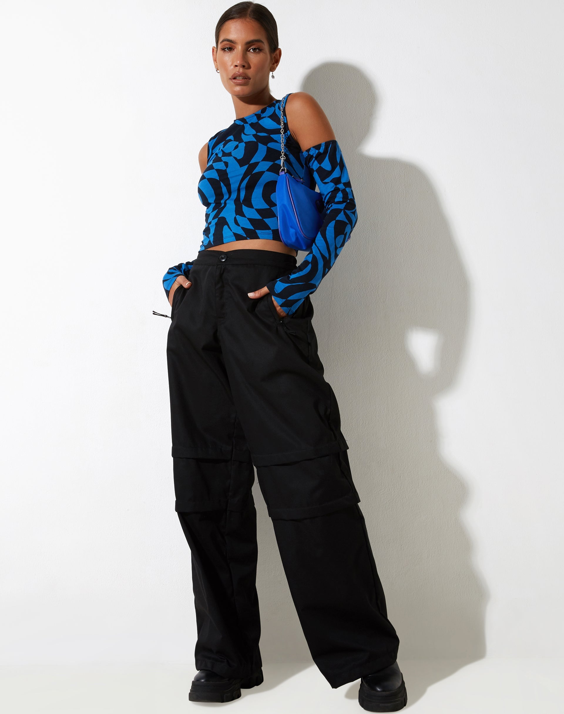 image de Denver Top in Irregular Optic Blue