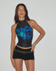 Image de Diana Halterneck Top in Watercolour Flower Blue