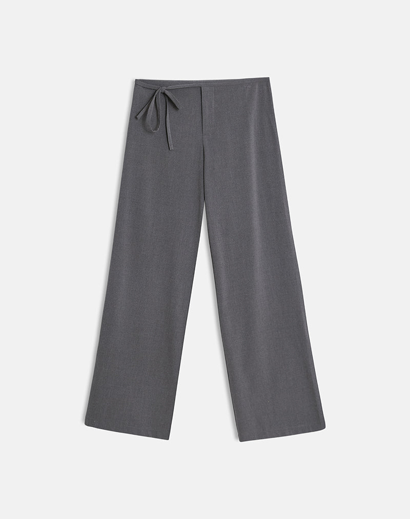 Image du pantalon Diomira gris avec cravate