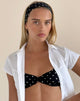 Image de Bandeau en Polka noir