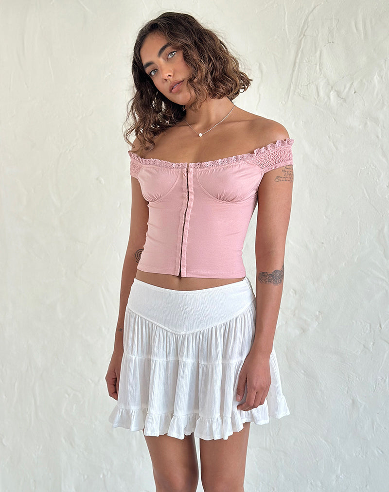 Image de Dovica Corset Top in Pink Lady