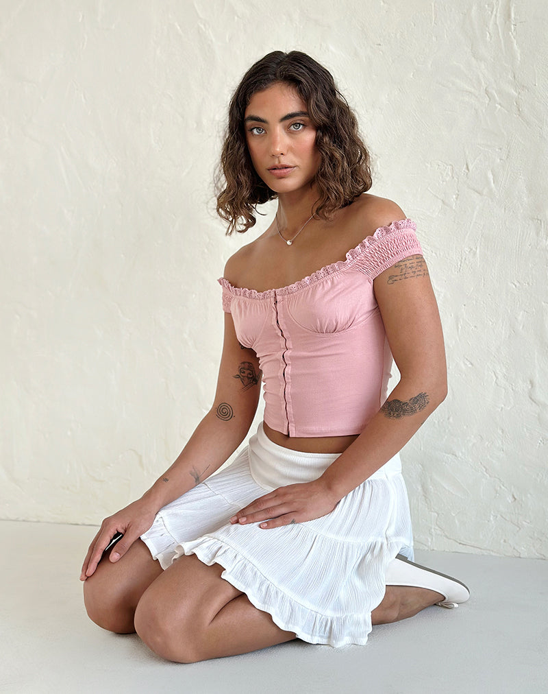 Image de Dovica Corset Top in Pink Lady