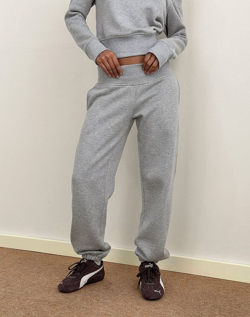 Image de Epsie Oversized Jogger en Grey Marl
