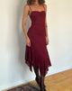 Image de Drusilla Midi Dress in Rose Lace Burgundy