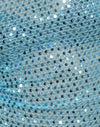 Tricot à paillettes bleu