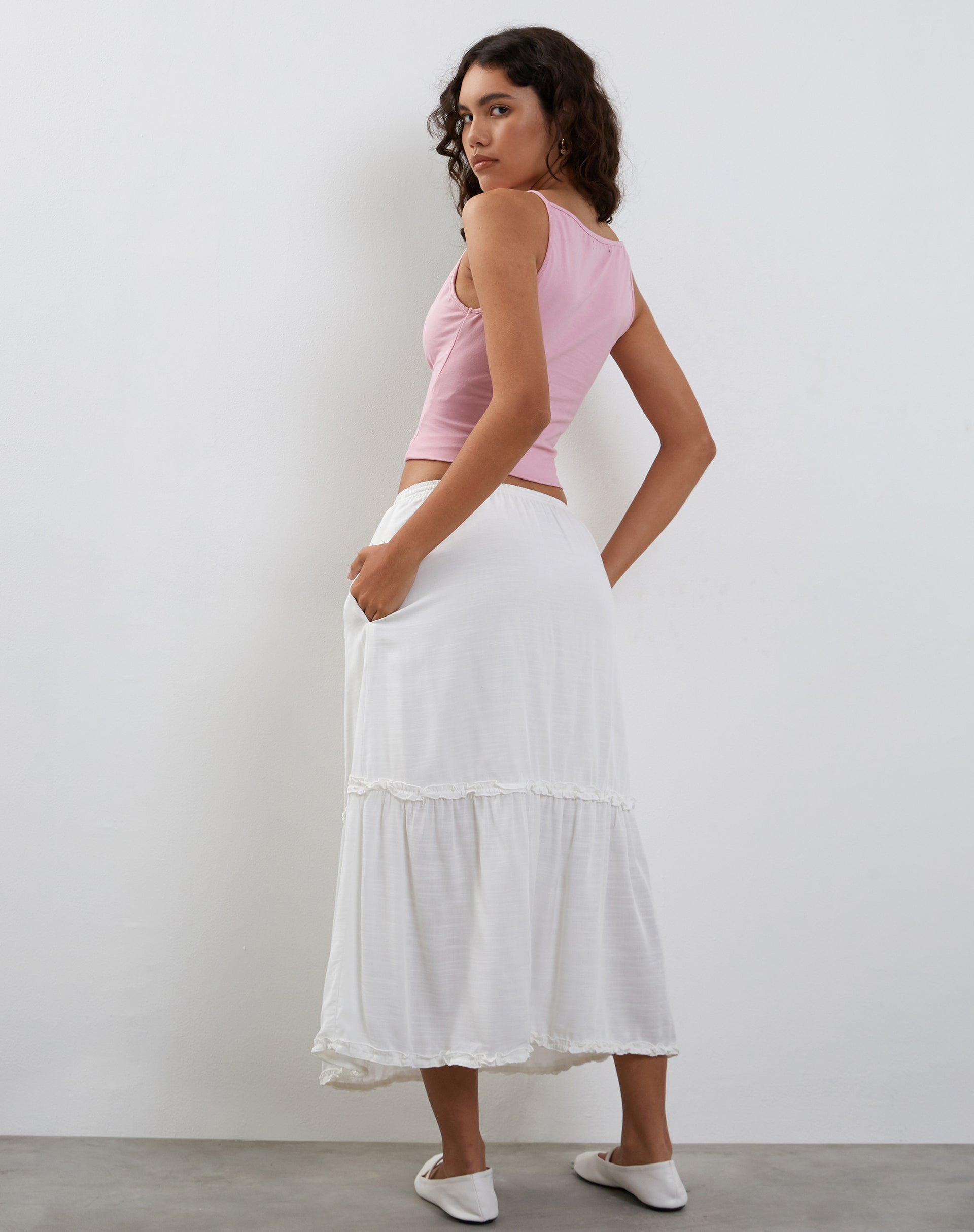 Image de la veste Dudley en rose flamant