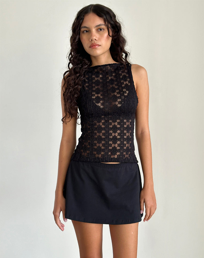 Image de Dudley Top in Regal Lace Black