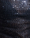 Tricot à paillettes noir