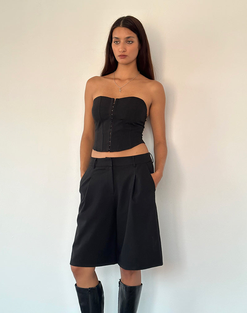 Image de Ayna Longline Shorts in Tailoring Black