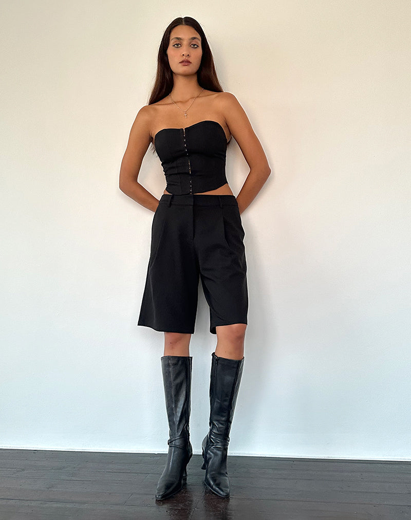 Image de Ayna Longline Shorts in Tailoring Black