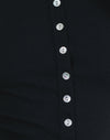 Tricot plat noir