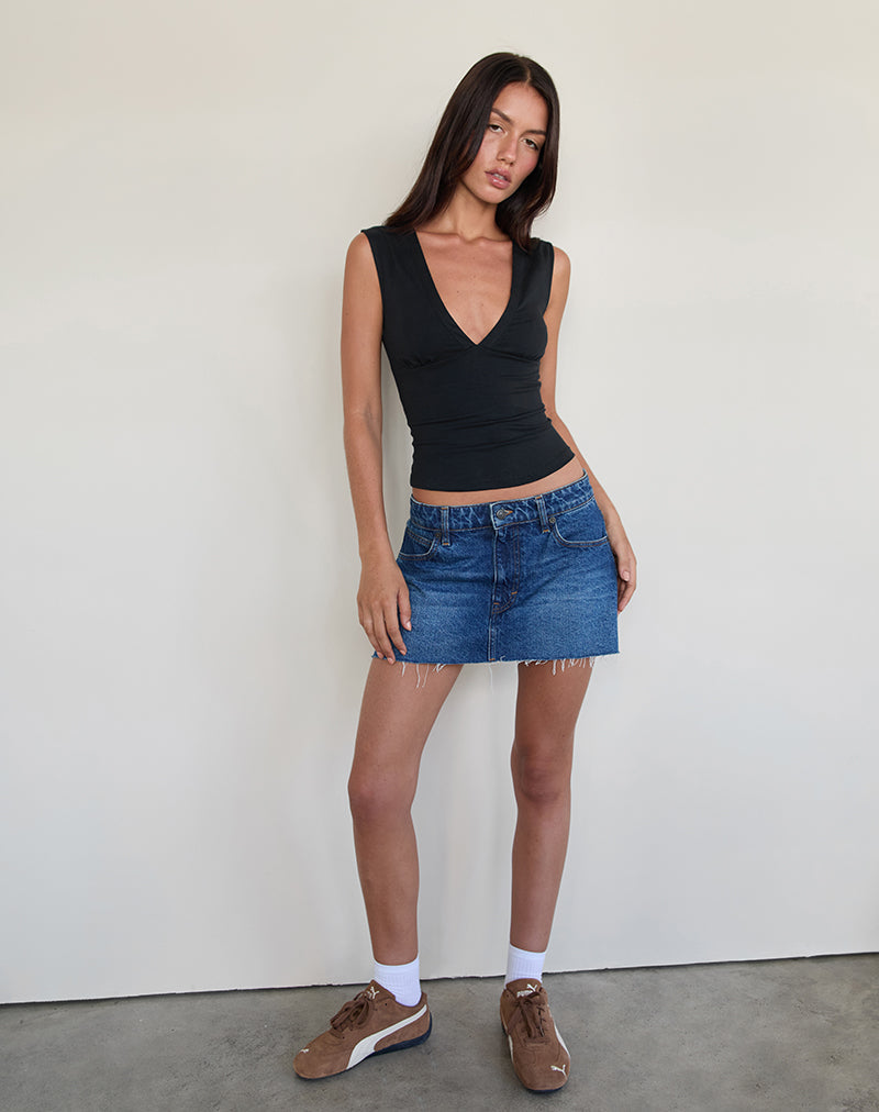Image de Emberly Plunge Top in Black