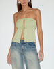 Image de Ender Tie Bandeau Top in Rayon Pistachio