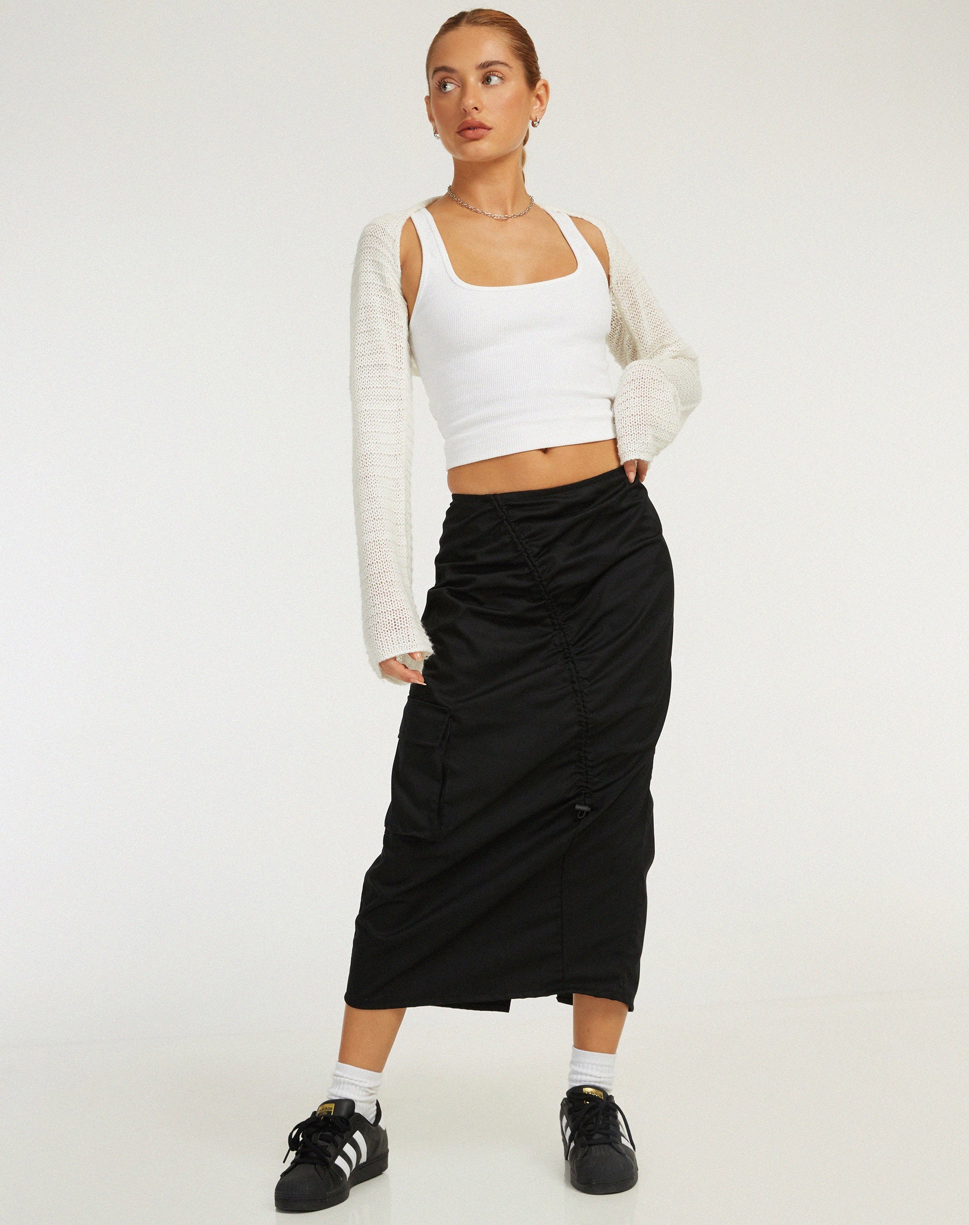 image de Enore Midi Skirt in Black
