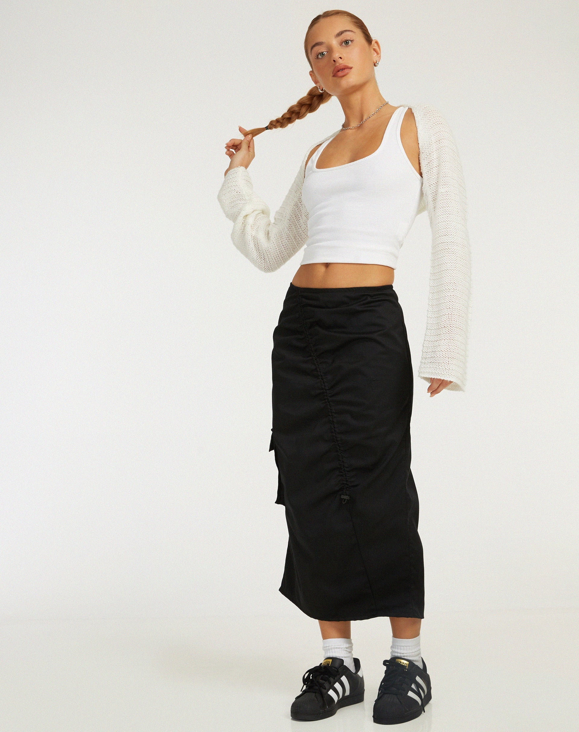 image de Enore Midi Skirt in Black