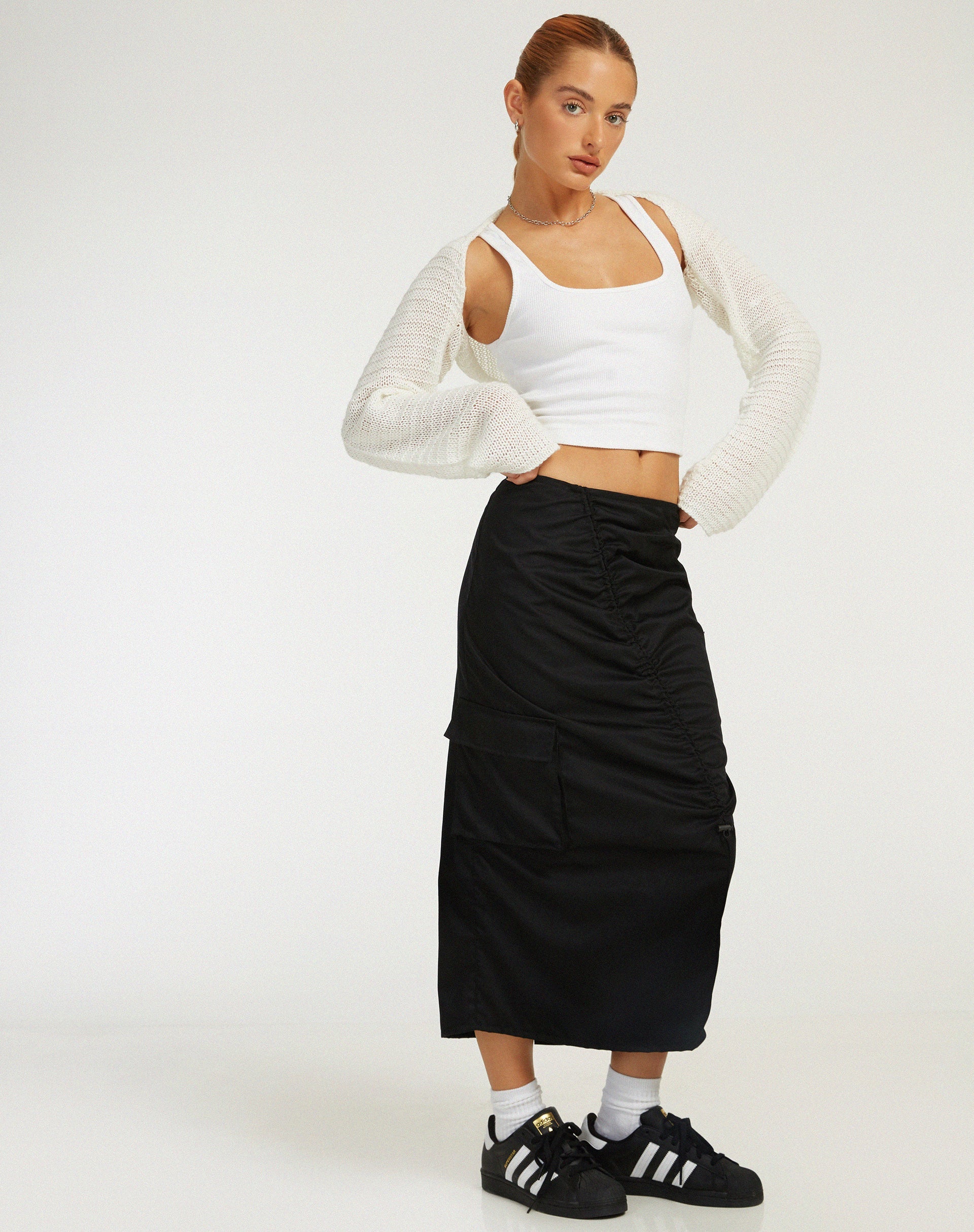 image de Enore Midi Skirt in Black
