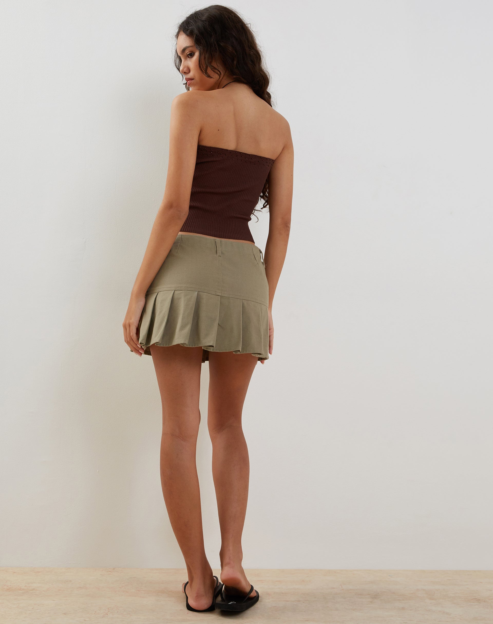 Image de Erin Tube Top in Knit Bitter Chocolate