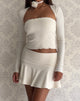 Image de Ernie Bandeau Rib Top in Ivory