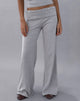 Image de Nevivi Foldover Trouser in Studded Grey Marl