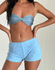 Image de Eunia Shorts in Hibiscus Terry Light Blue