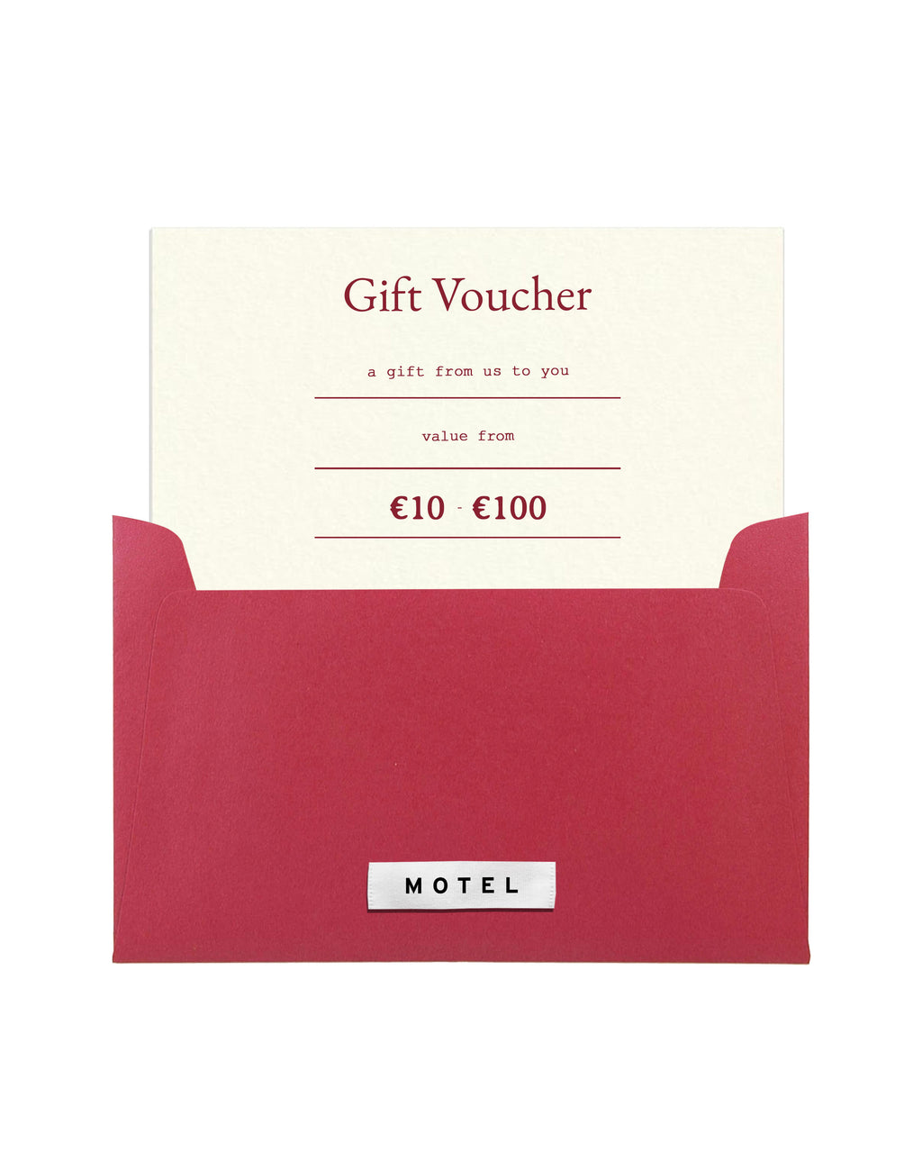 Chèque cadeau virtuel Motel Rocks