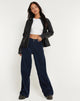 Image de Roomy Jeans Extra Wide en Cord Navy