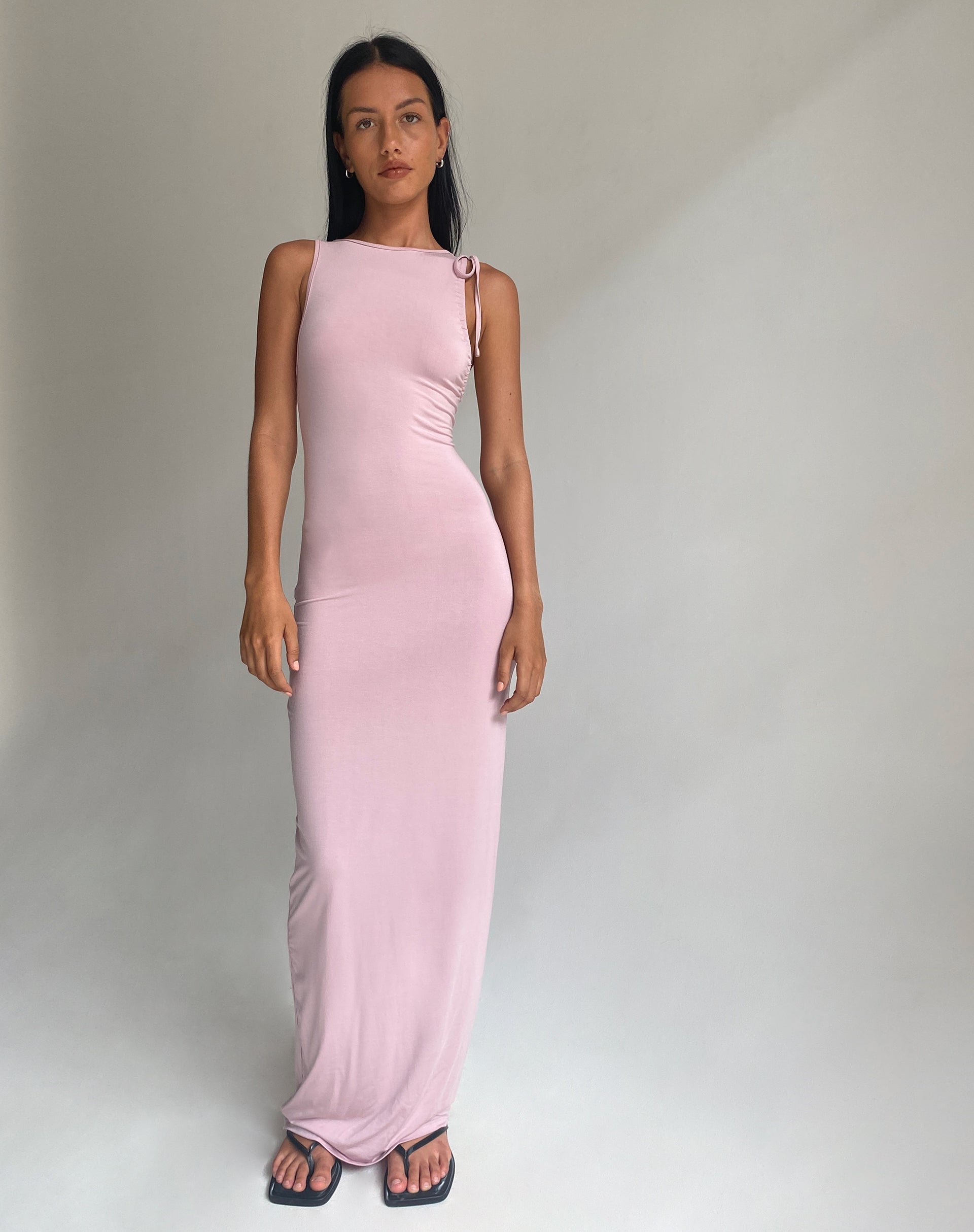 image de Elinor Maxi Dress in Slinky Baby Pink