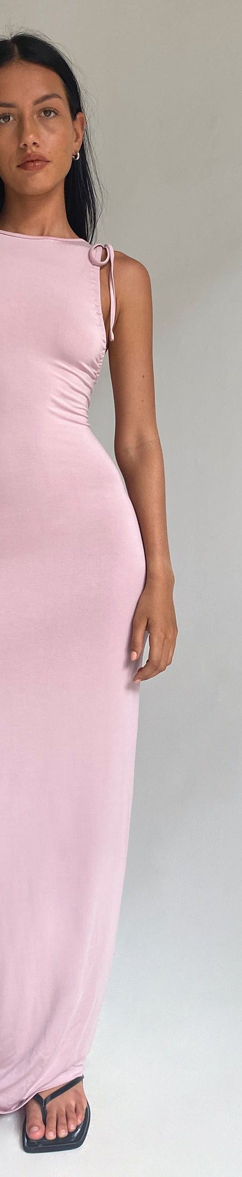 image de Elinor Maxi Dress in Slinky Baby Pink